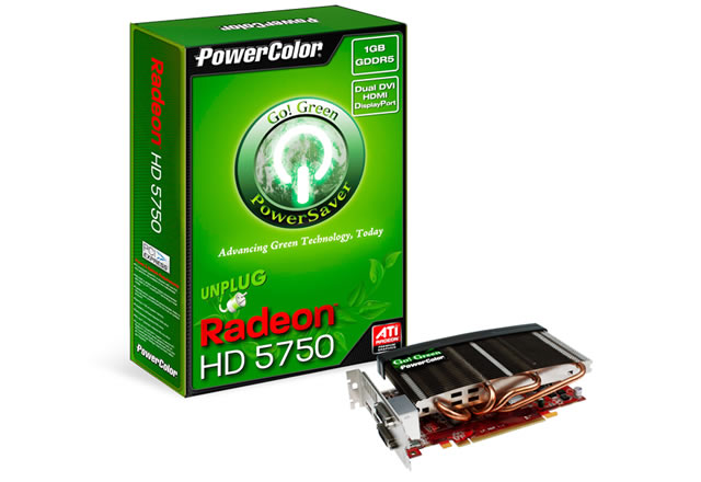 PowerColor Go! Green HD5750 1GB GDDR5